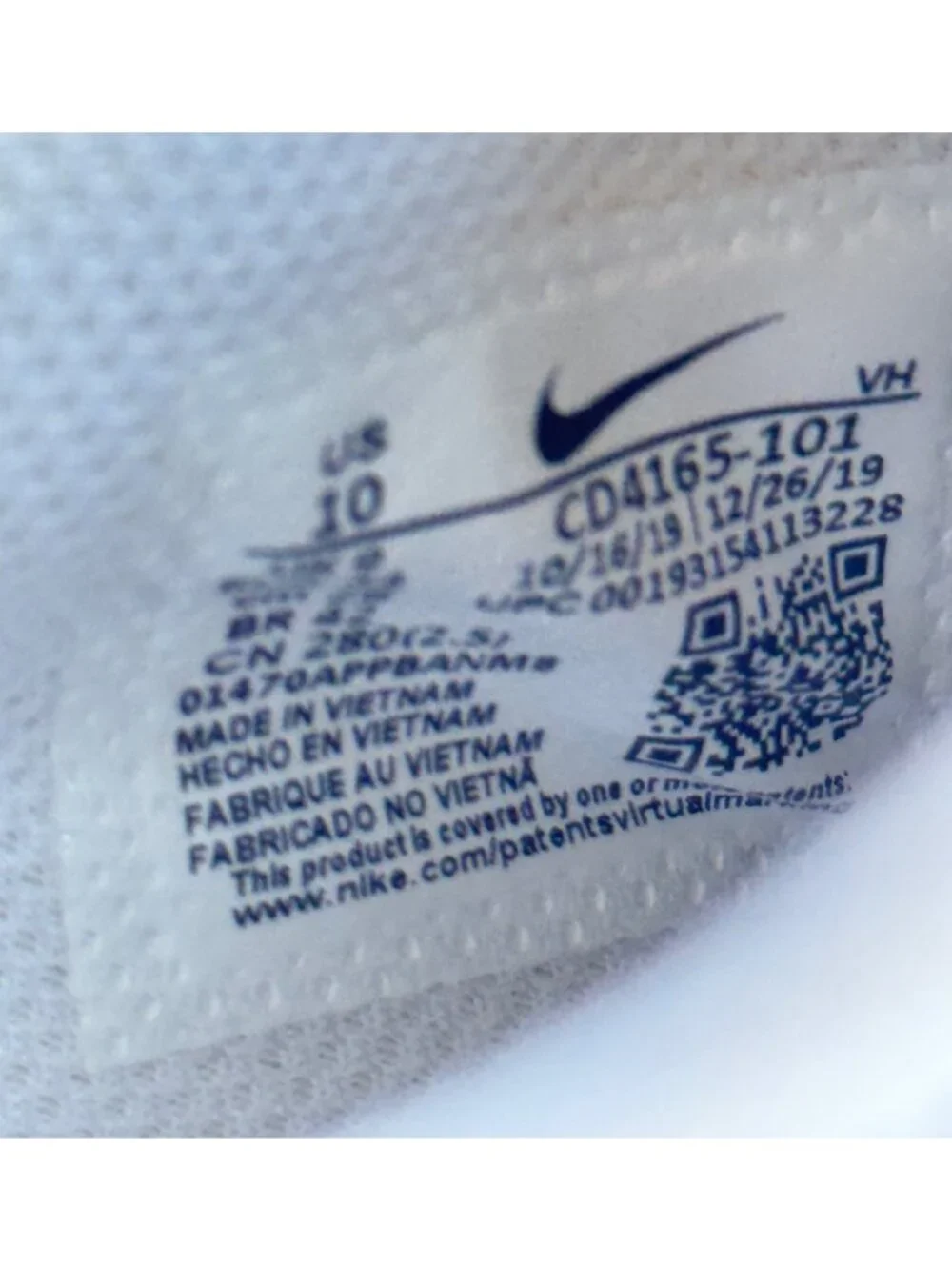 Nike Air Max Excee White Blue Red Mens Sneakers Size 10 CD4165-101 Running